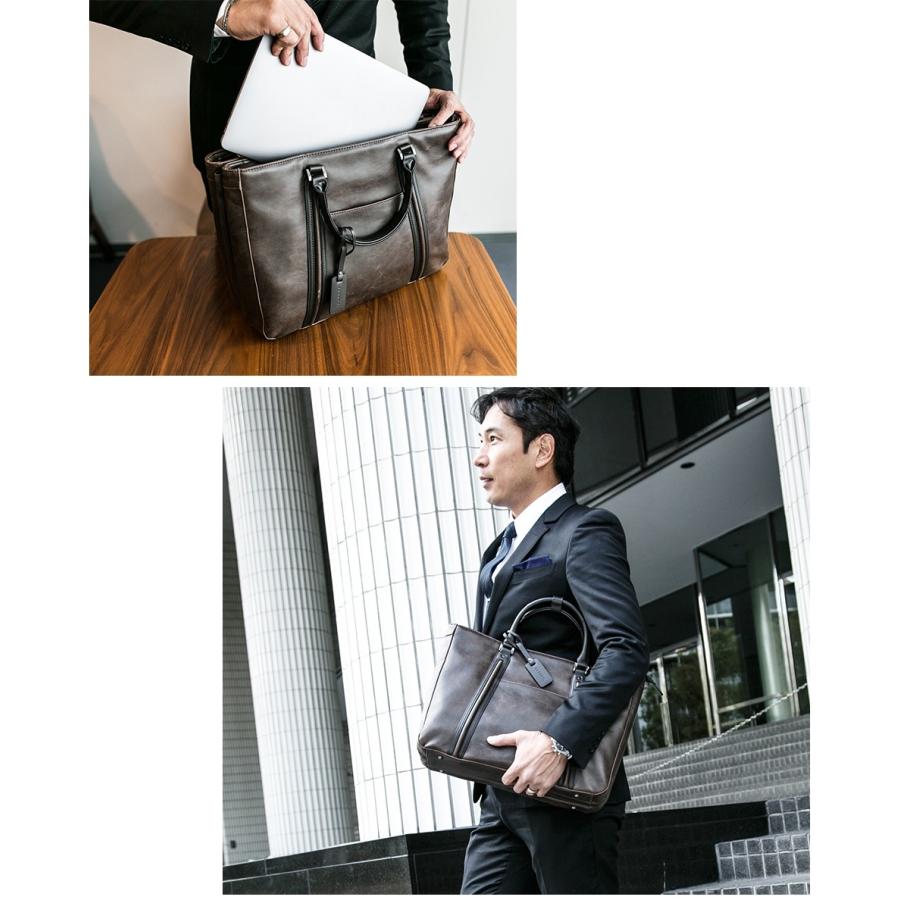 ビジネスバッグ メンズ BAGGEX VINTAGE I A4 2way 出張 大型 通勤バッグ |  | 02