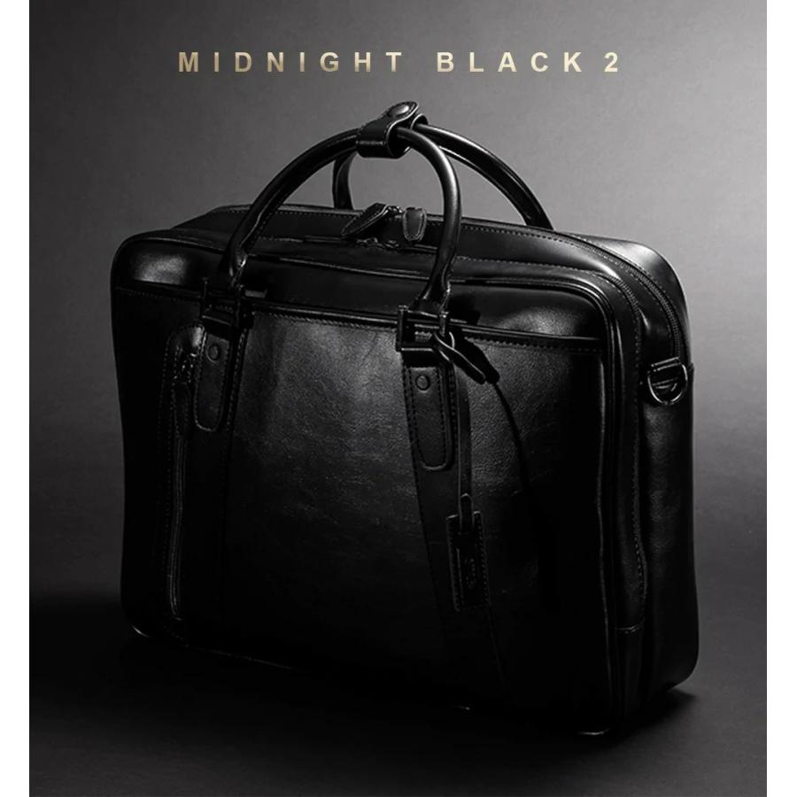 良品 ダンヒル ビジネスバッグ ブリーフケース 2層式 レザー A4収納可 黒 徹底的に黒にこだわった ビジネスバッグ 2層式 メンズ ブランド