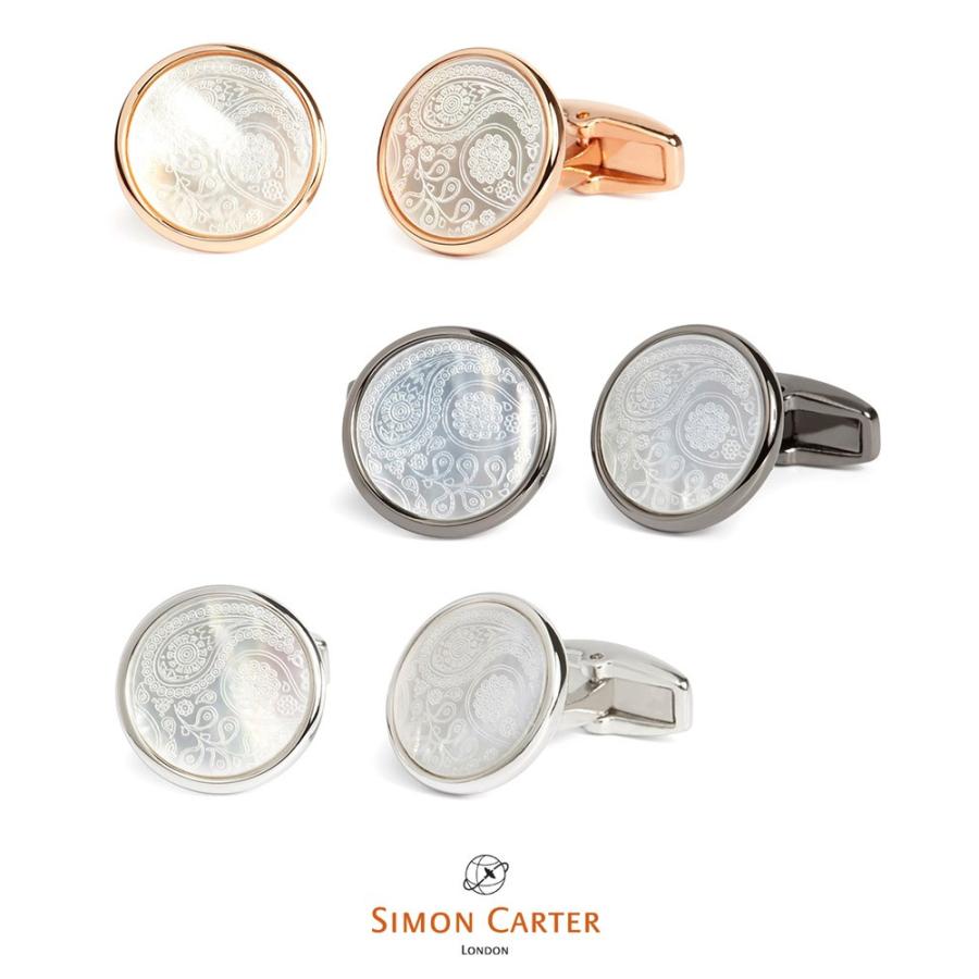 カフス ブランド サイモンカーター Simon Carter paisley ペイズリー ギフト プレゼント 送料無料 | SIMON CARTER