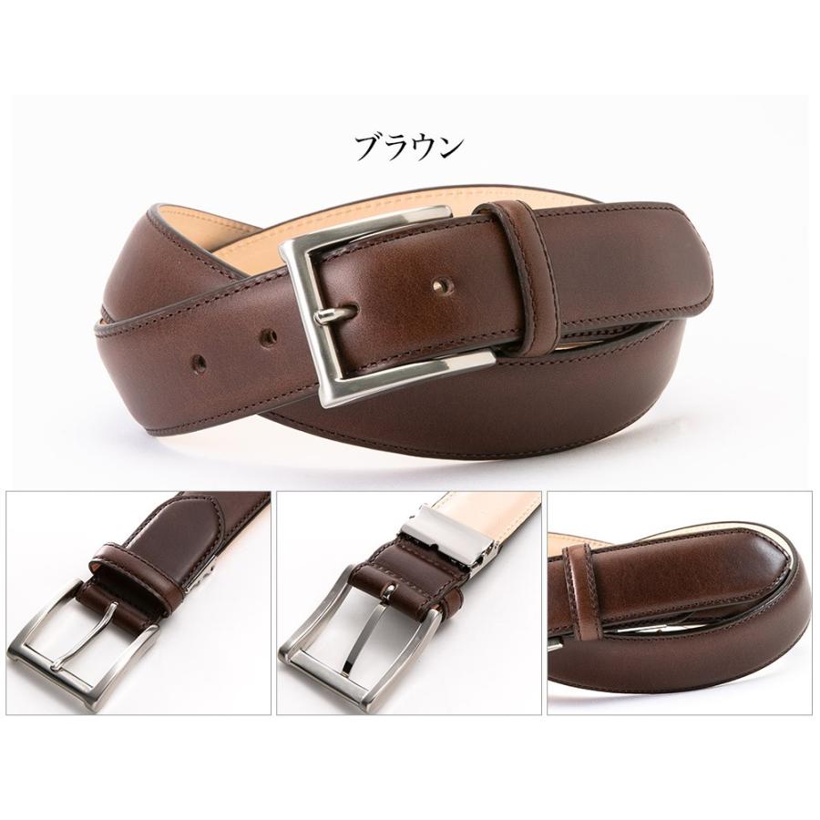 ベルト メンズ 日本製 ビジネスベルト メンズベルト 長沢ベルト イタリア・フィレンツェ ワルピエ社 35mm 厚盛り上げベルト 伊 ブッテーロ |  | 09
