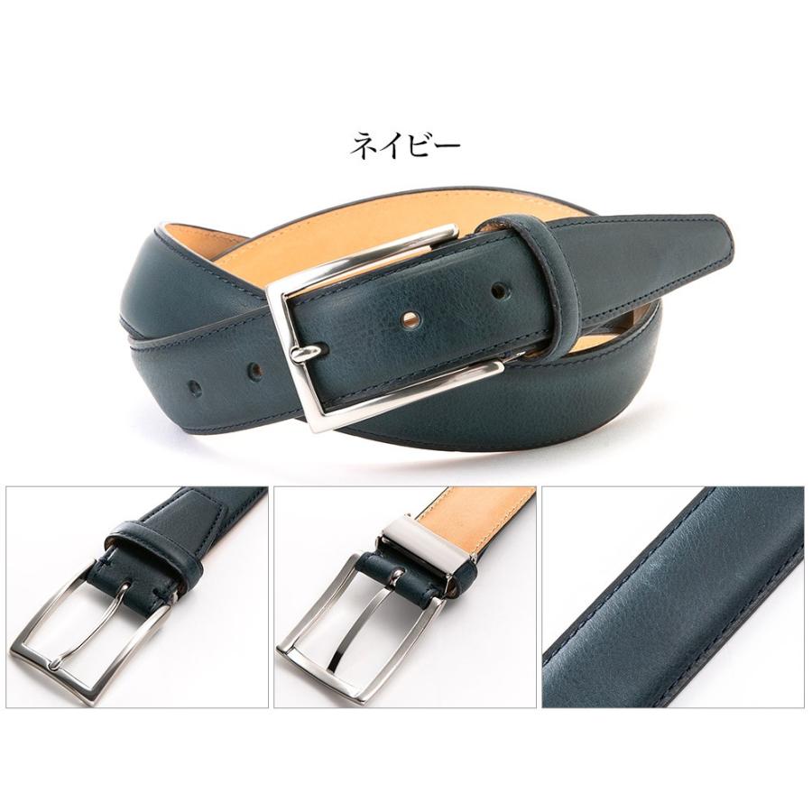ベルト メンズ 日本製 ビジネスベルト メンズベルト 長沢ベルト ミネルバボックスフェザー 1枚1枚職人によって丹念に作られる極上の革 |  | 10