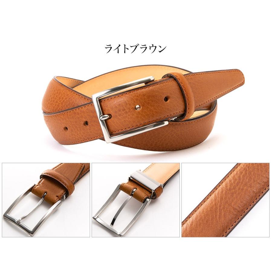 ベルト メンズ 日本製 ビジネスベルト メンズベルト 長沢ベルト ミネルバボックスフェザー 1枚1枚職人によって丹念に作られる極上の革 |  | 11