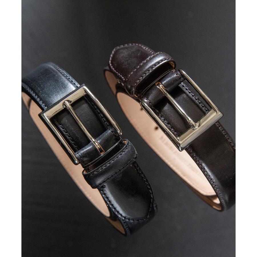 ベルト メンズ 日本製 ビジネスベルト メンズベルト 長沢ベルト  セドウィック社 ブライドルレザー 30mm ブラック ダークブラウン ネイビ |  | 06