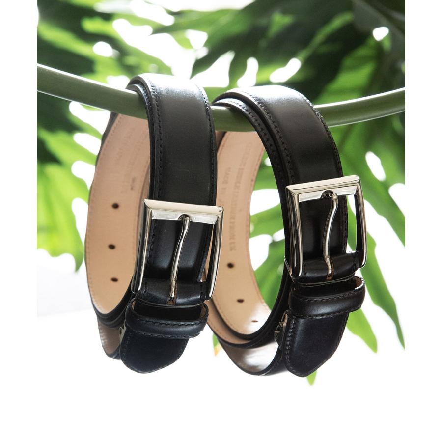 ベルト メンズ 日本製 ビジネスベルト メンズベルト 長沢ベルト  セドウィック社 ブライドルレザー 30mm ブラック ダークブラウン ネイビ |  | 07