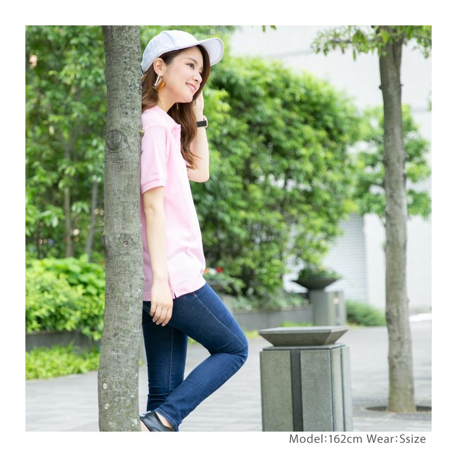 ポロシャツ レディース かわいい 半袖 プレミアム メンズ ポケット 白 黒 ネイビー 無地 介護 ゴルフ 仕事 制服 Ms3114 スタイルイコール 通販 Yahoo ショッピング