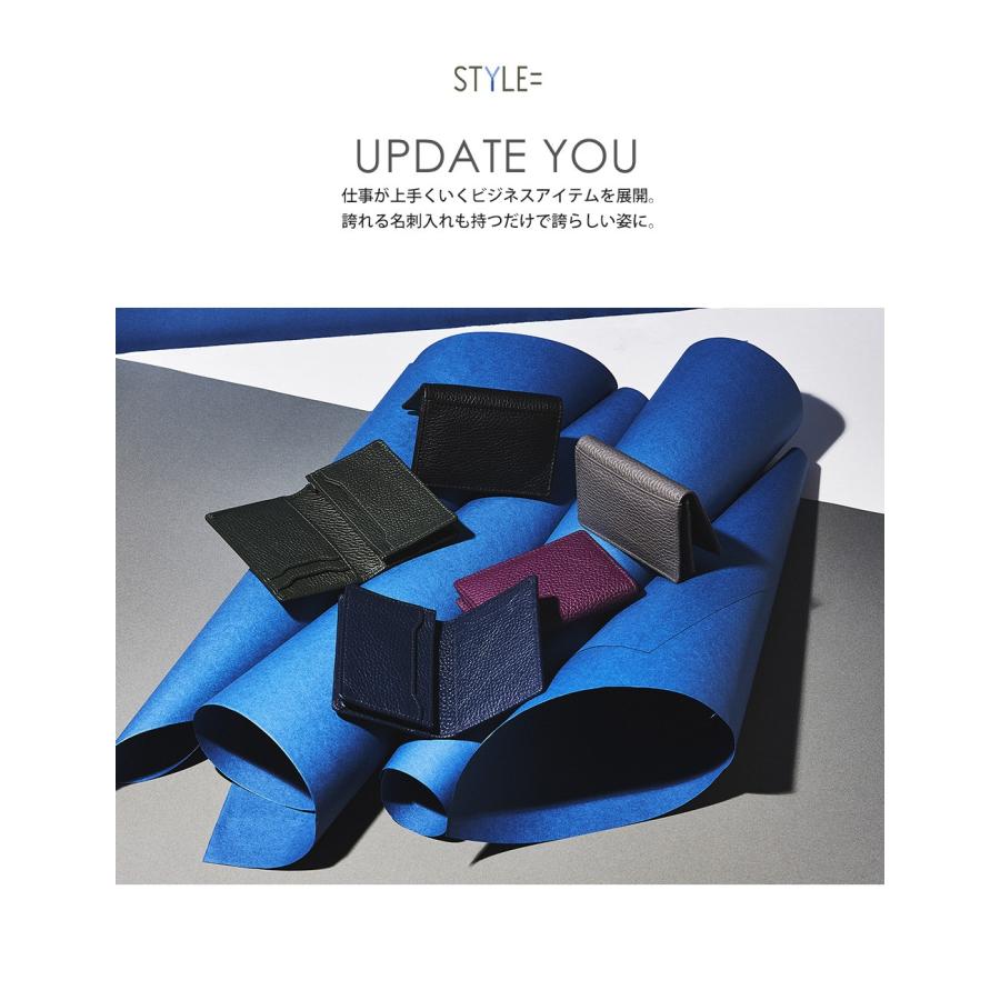 名刺入れ イタリアの老舗 タンナー 本革 高級 素材 シュリンクレザー 上質 上品メンズ レディース ラッピング可 就職 誕生日 プレゼント |  | 01