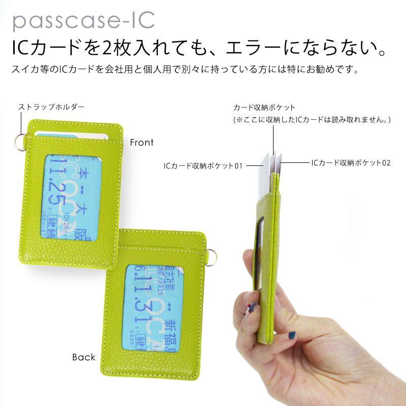 Icパスケース 両面挿し 定期入れ カードケース メンズ レディース可 全11色 パスケース Sy Ic003 スタイルイコール 通販 Yahoo ショッピング