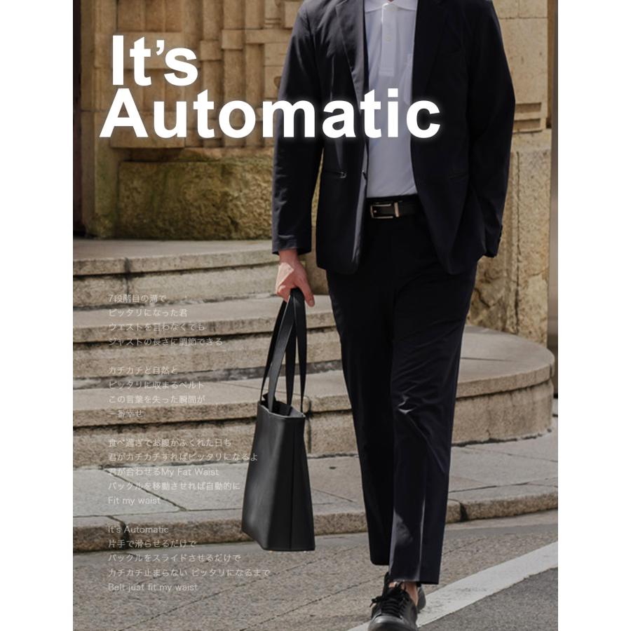 ベルト メンズ 穴なし 穴レス 無段階 メンズベルト カジュアル ビジネス スーツ ゴルフ オートロック フリーサイズ プレゼント 父の日 宅配便送料無料 |  | 04