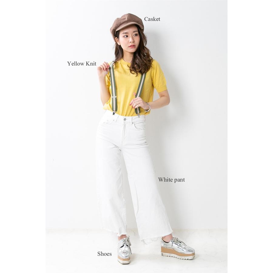 ホワイトカーゴパンツ サスペンダー付き ホワイトカーゴパンツ サスペンダー付き