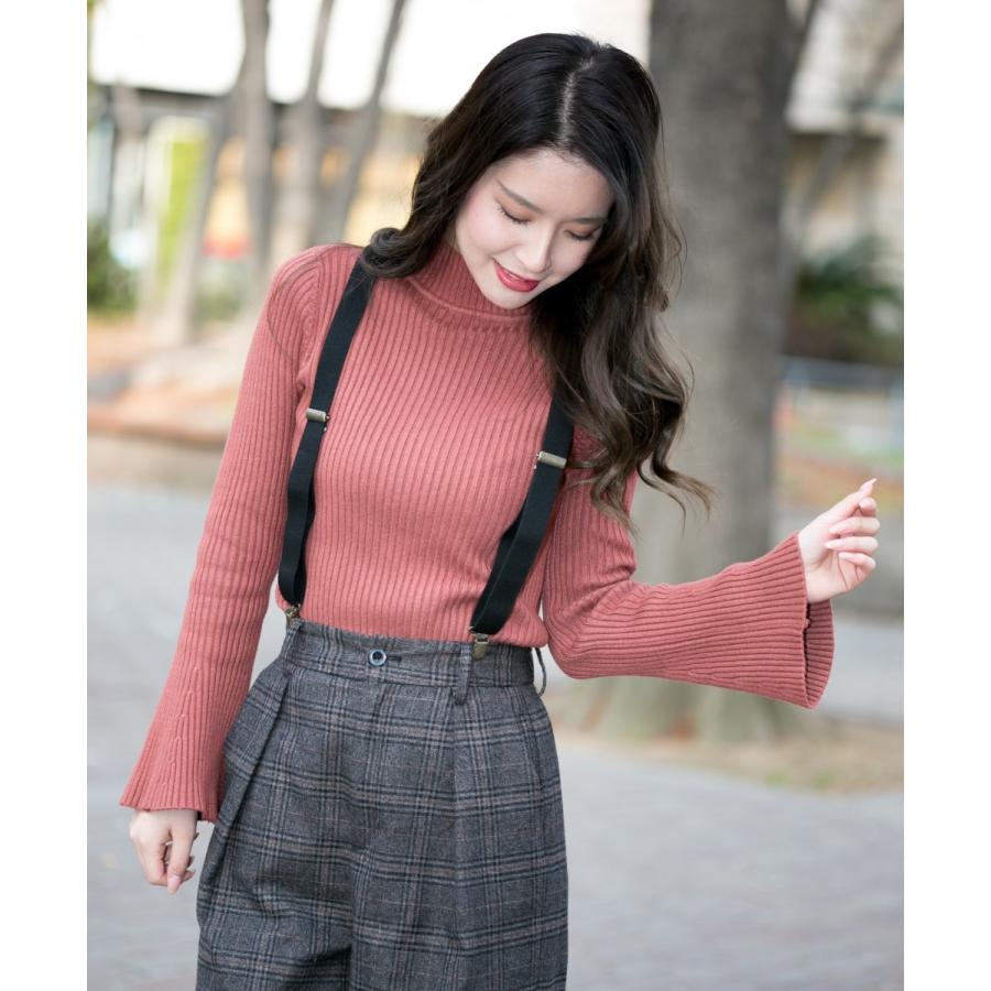 サスペンダー レディース　麻 ゴム ： ブラック　 　日本製 |  | 04