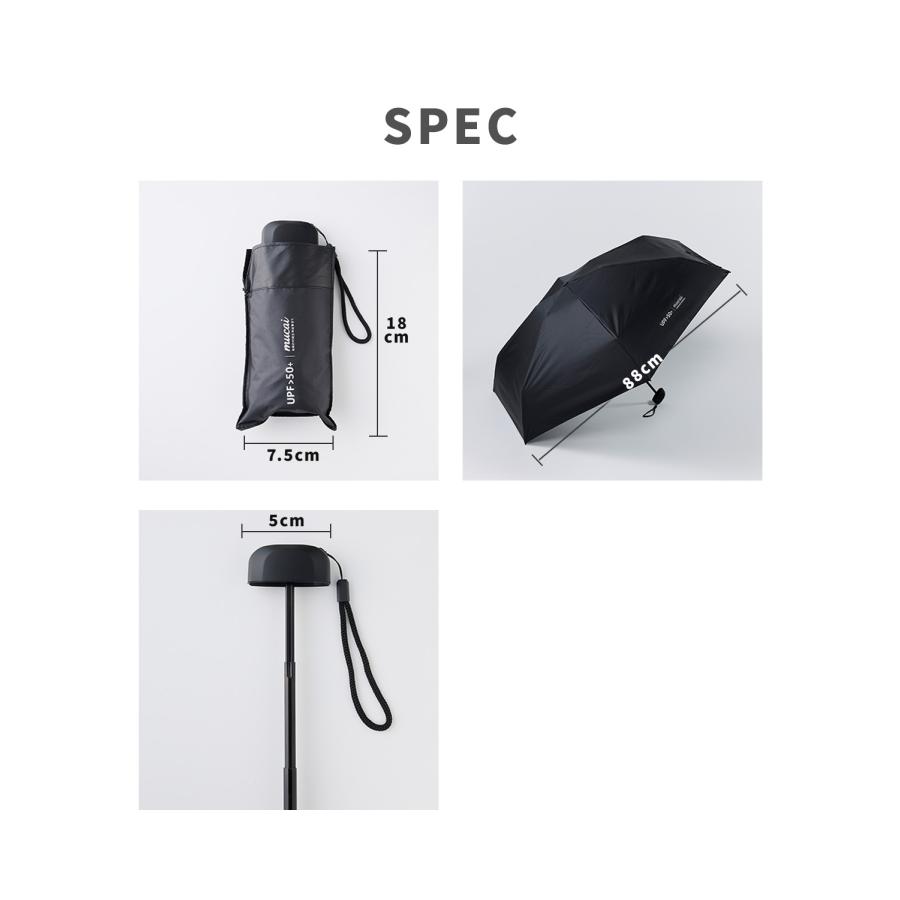 日傘 コンパクト メンズ 軽量 折りたたみ 晴雨兼用 ユニセックス 日焼け対策 無地 UVカット |  | 16