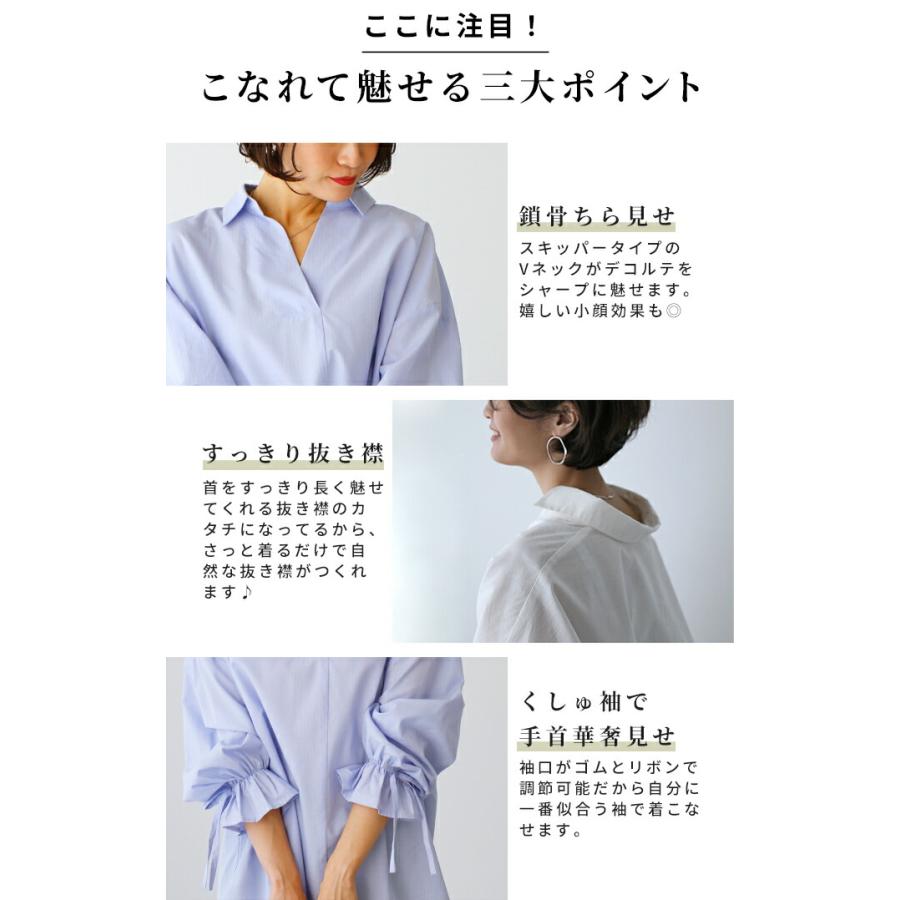 Ehre style（エーレスタイル） ブラウス レディース Vネック