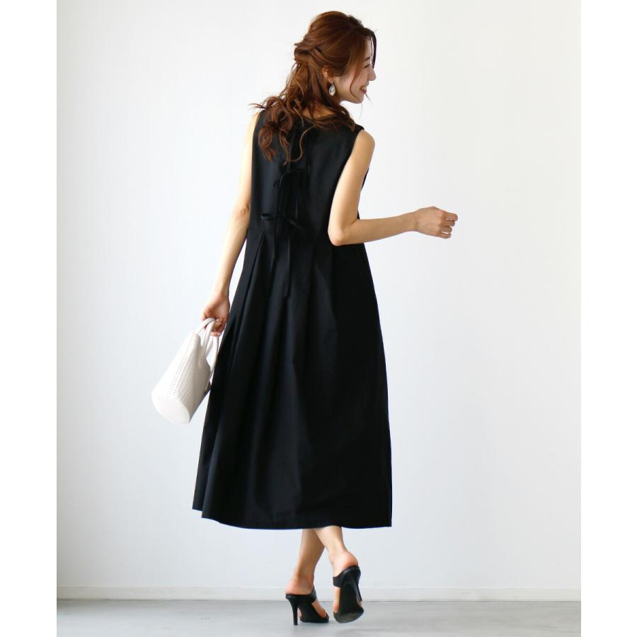 Ehre style（エーレスタイル） ワンピース ブラック プリーツ バック