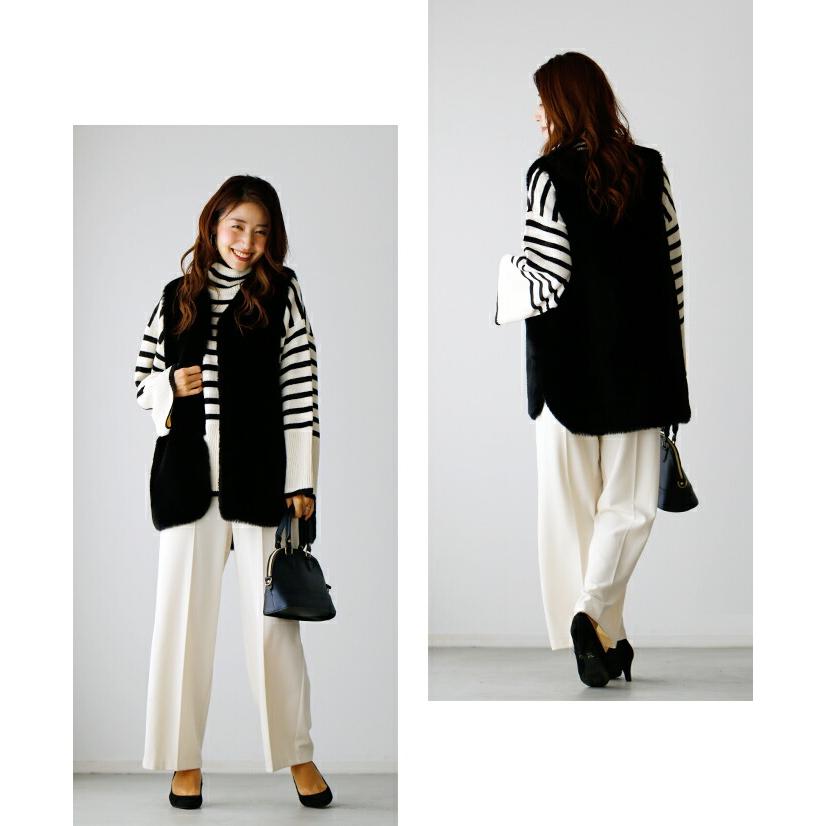 Ehre style トップス ニット ボーダーニット ボーダートップス Ehre style トップス ニット ボーダーニット ボーダートップス