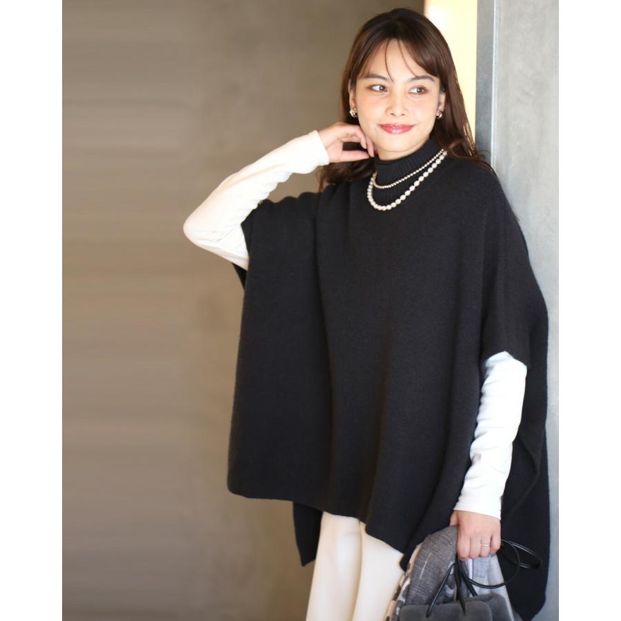 BELPER NY ニットポンチョ BELPER NY ニットポンチョ