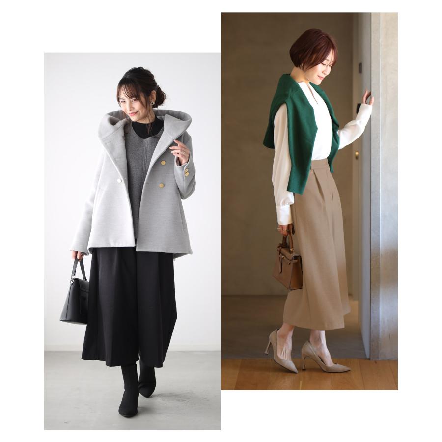 Ehre style（エーレスタイル） センタープレスパンツ クロップド