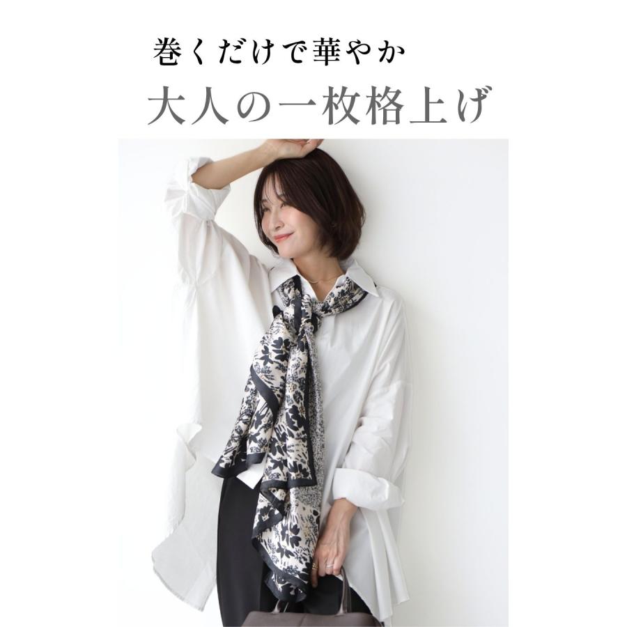 Ehre style（エーレスタイル） 花柄大判スカーフ スカーフ 花柄 大きい