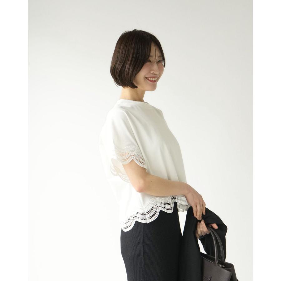 Ehre style（エーレスタイル） トップス Tシャツ スカラップ レース
