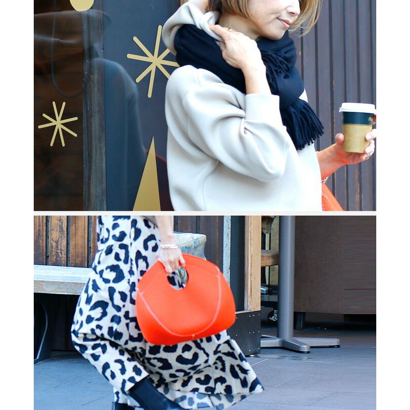 トップス パーカーフード きれいめパーカー ボンディング  ドロップショルダー  レオパード  スカート ティアードスカート ロング丈 総柄 | Ehre style | 08