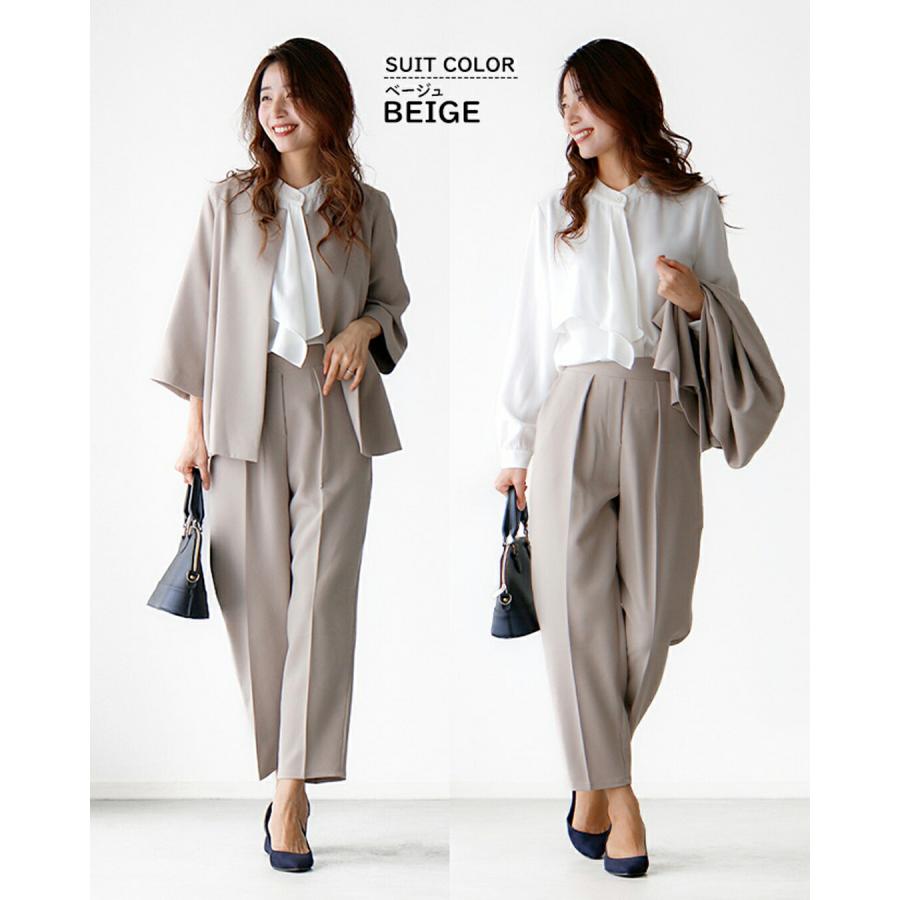 ＼返品交換無料／ブラウス フォーマル オフィス フリル 韓国 黒 ボウタイ セレモニースーツ 入学式 入園式 卒業式 卒園式 スーツ 40代 ママ | Ehre style | 07