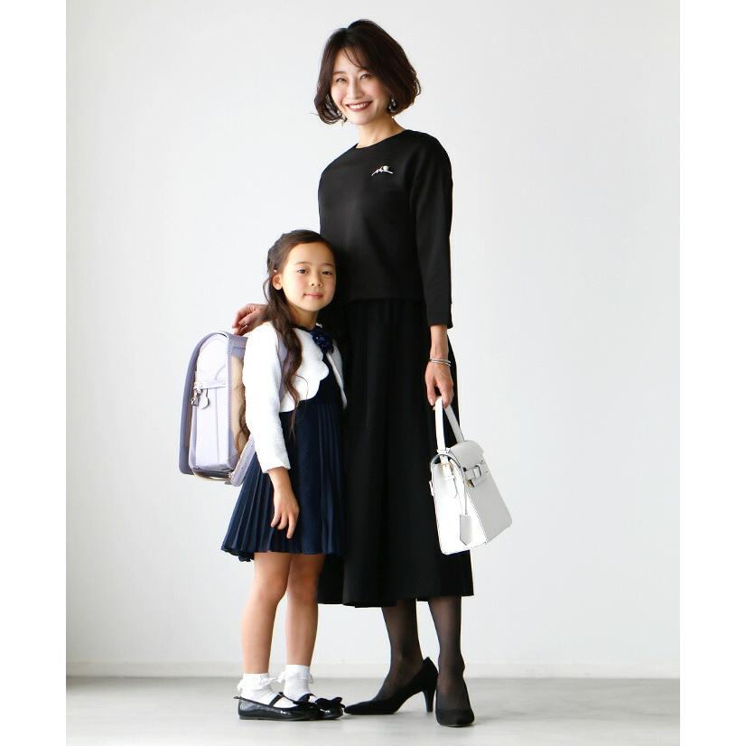 長袖 ジャケット ショート丈 ノーカラー ライトアウター  セレモニー 仕事服 仕事 お仕事 通勤 きれいめ オフィス  Vネック ワンピース フレア | Ehre style | 13