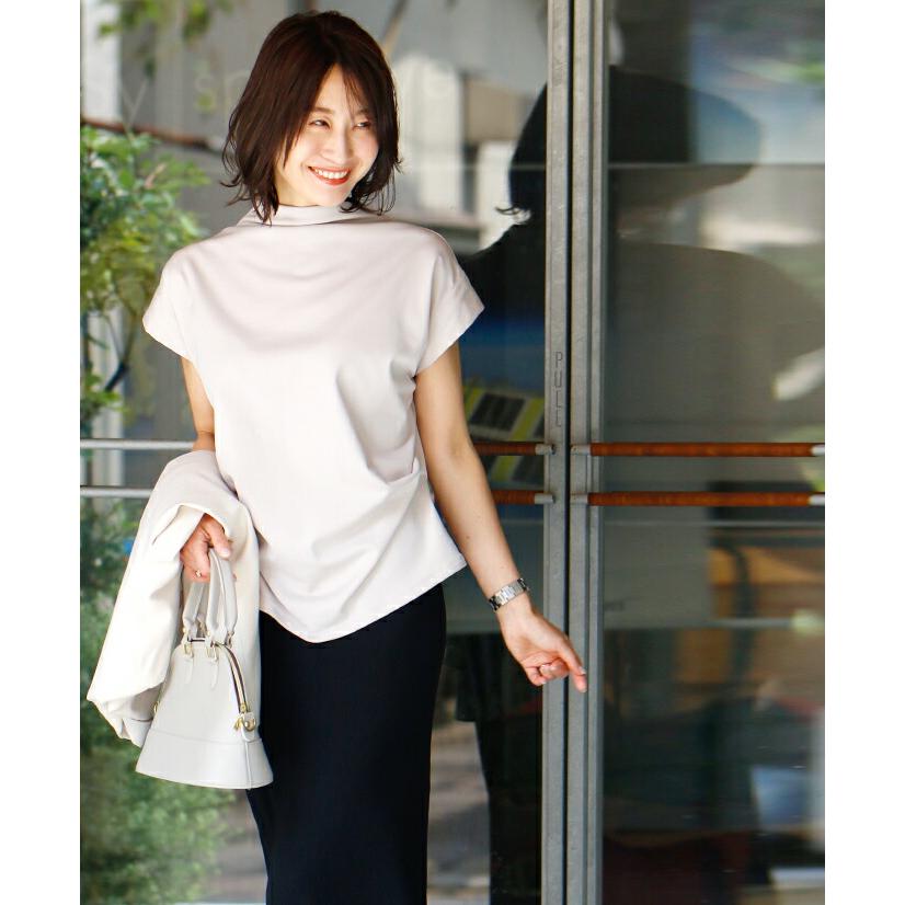 フレンチスリーブ トップス ボトルネック Ehre style Ehre style（エーレスタイル） tシャツフレンチスリーブ ボトルネック