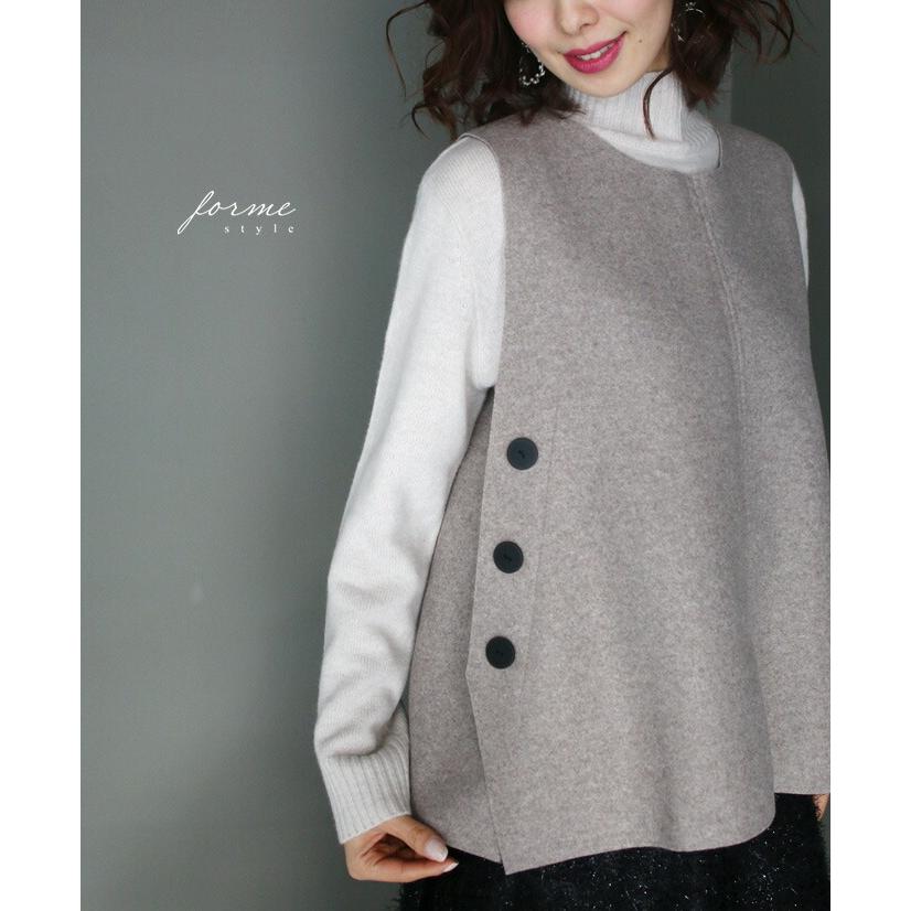 アニュアンス anuans ヘリンボーンリネンベアワイドオールインワン