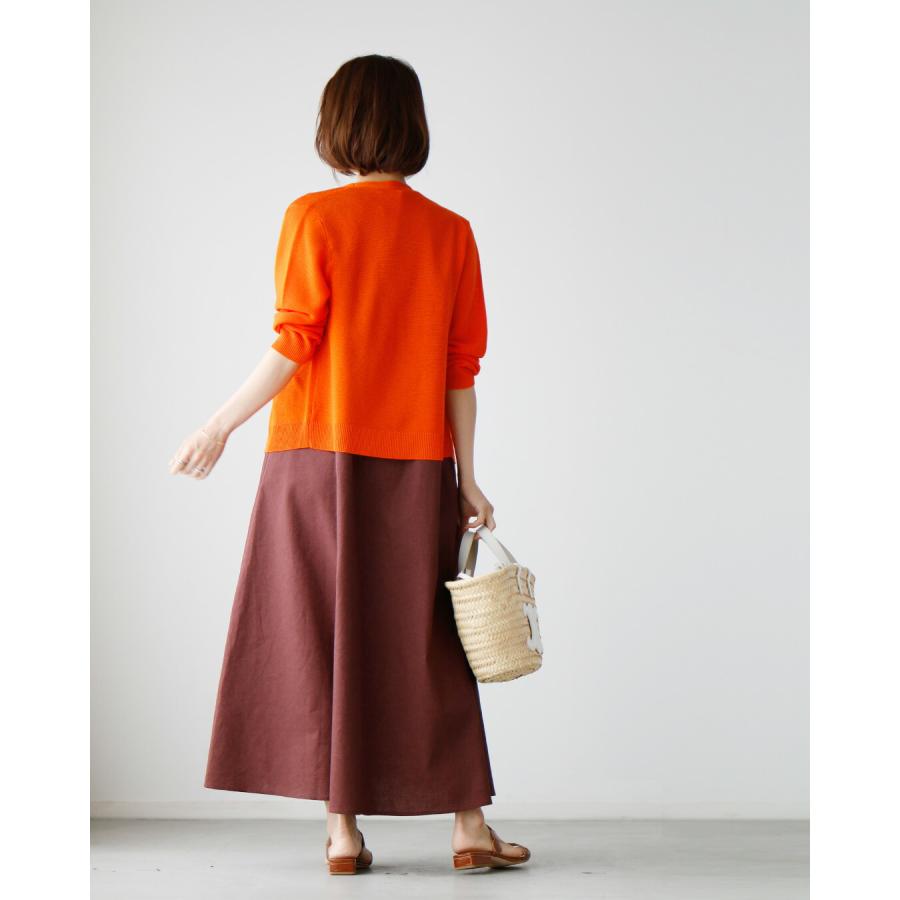 伊太利屋　リネンコットン カーディガンワンピース リネンコットン天竺2wayカーディガン｜BIGI online store - ビギ