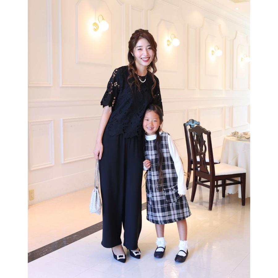 セレモニー セット 総レーストップス ワイドパンツ 上下セット 2点セット 結婚式 二次会 入学式 入園式 卒業式 | Ehre style | 19