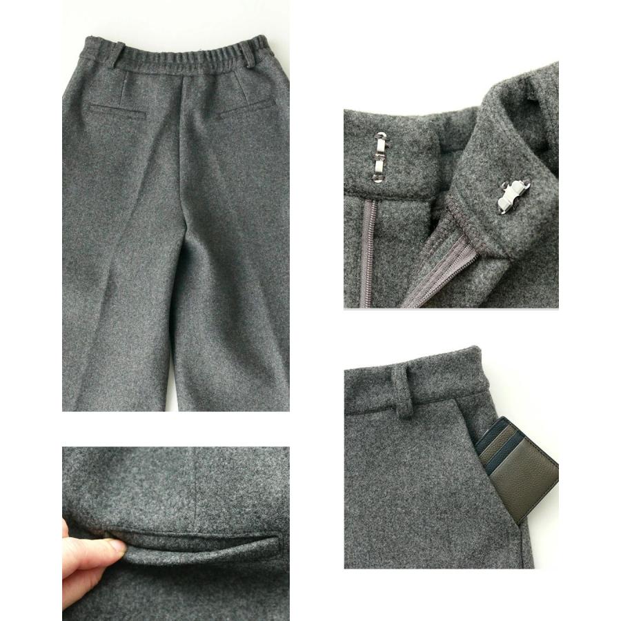 トップス シャツ ブラウス ボウタイ ストライプ 長袖 お洒落 ワイドパンツ キレイめパンツ ワイドパンツ パンツ ゆったり | Ehre style | 18