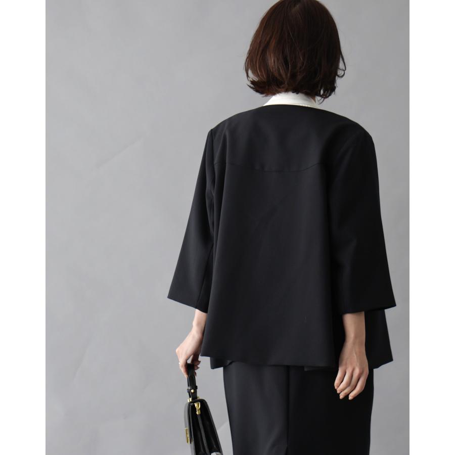 ブラウス ボウタイ きれいめ フォーマル 5色 S M L XL ボウタイブラウス オフィス フリル セレモニースーツ | Ehre style | 19