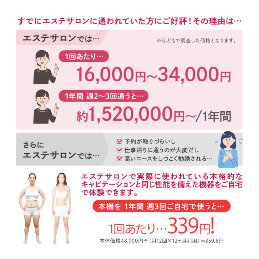 家庭・業務用キャビテーション 40KHz キャビ搭載モデル Cavistar 家庭・業務用キャビテーション 40KHz キャビ搭載モデル Cavistar