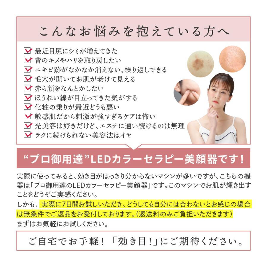 LED美顔器 【LED Salon 2000】 エステ 光美容器 LED エイジング LED美顔器 【LED Salon 2000】 エステ 光美容器 LED エイジング