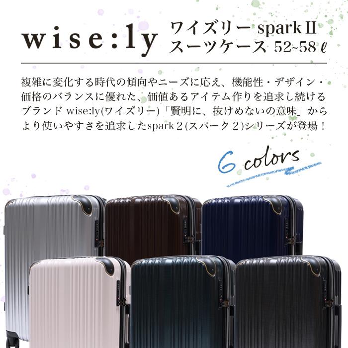 New（ワイズリー）スーツケース ブランド 軽量 双輪キャスター