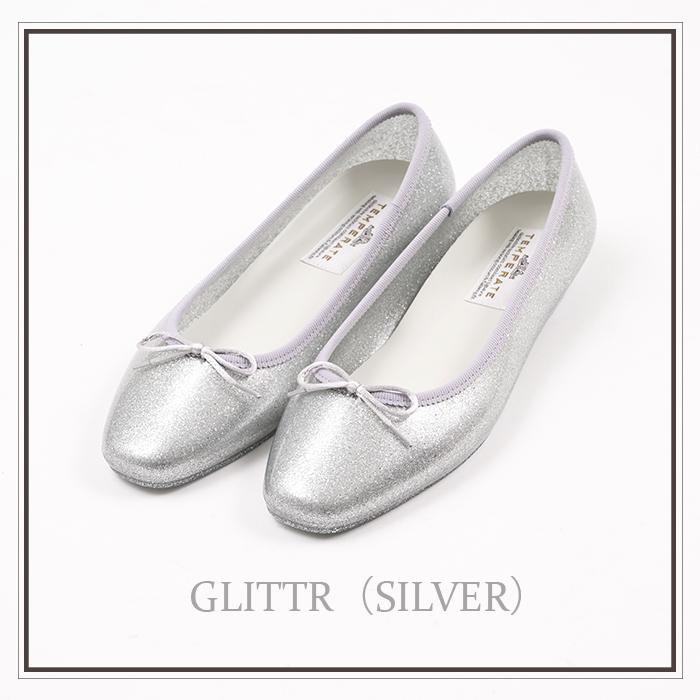 テンパレート限定パールバレーシューズ TEMPERATE（テンパレイト） レイン シューズ 雨の日 パンプス スクエア