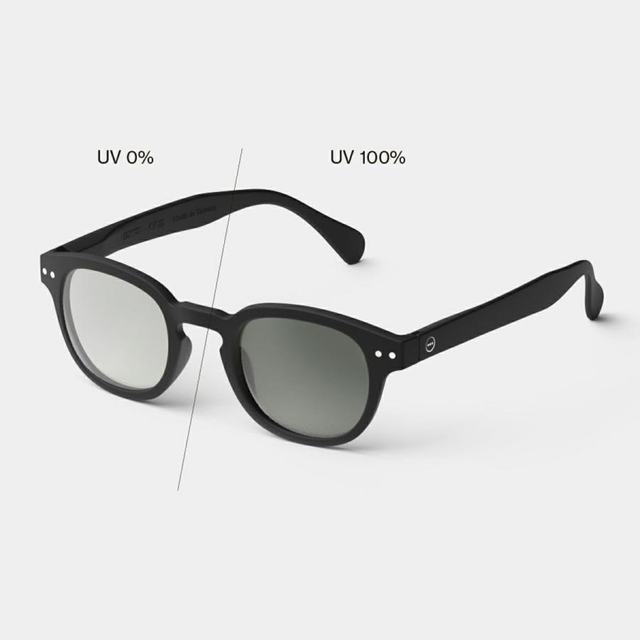 IZIPIZI SUN #E 調光レンズ IZIPIZI SUN LIGHT ADAPTIVE #E (BLACK) 調光レンズサングラス