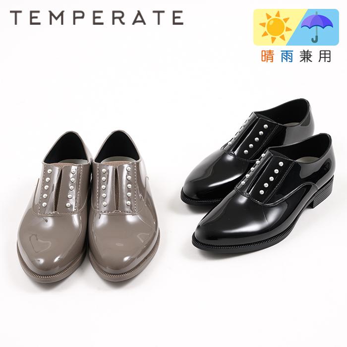 TEMPERATE（テンパレイト） レイン シューズ 雨の日 オックスフォード