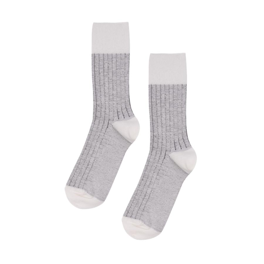 IHateMonday シークレットソックス レディース 靴下 ストライプ 見せソックス 韓国製 コットン混 おしゃれ リブソックス　secretsock | I HATE MONDAY | 06