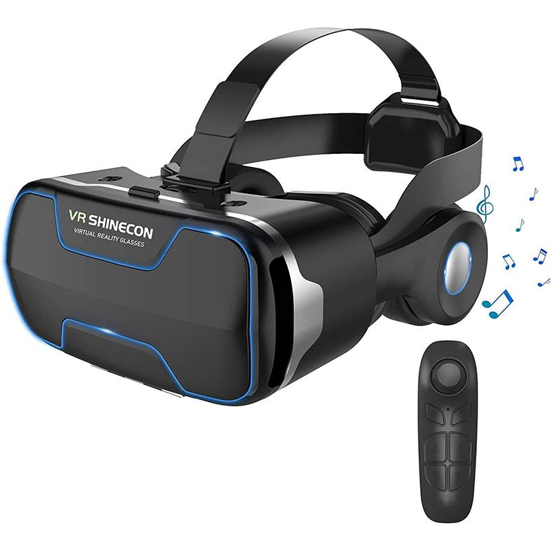 Vrヘッドセット Vrヘッドマウントディスプレイ 3d スマホvr ヘッドホン付 モバイル型 4 7 6 5インチスマホ 本体操作可 眼鏡対応 1080p Bluetoothコントローラ付 Addm1344 翠の北極星ハイテク生活館 通販 Yahoo ショッピング