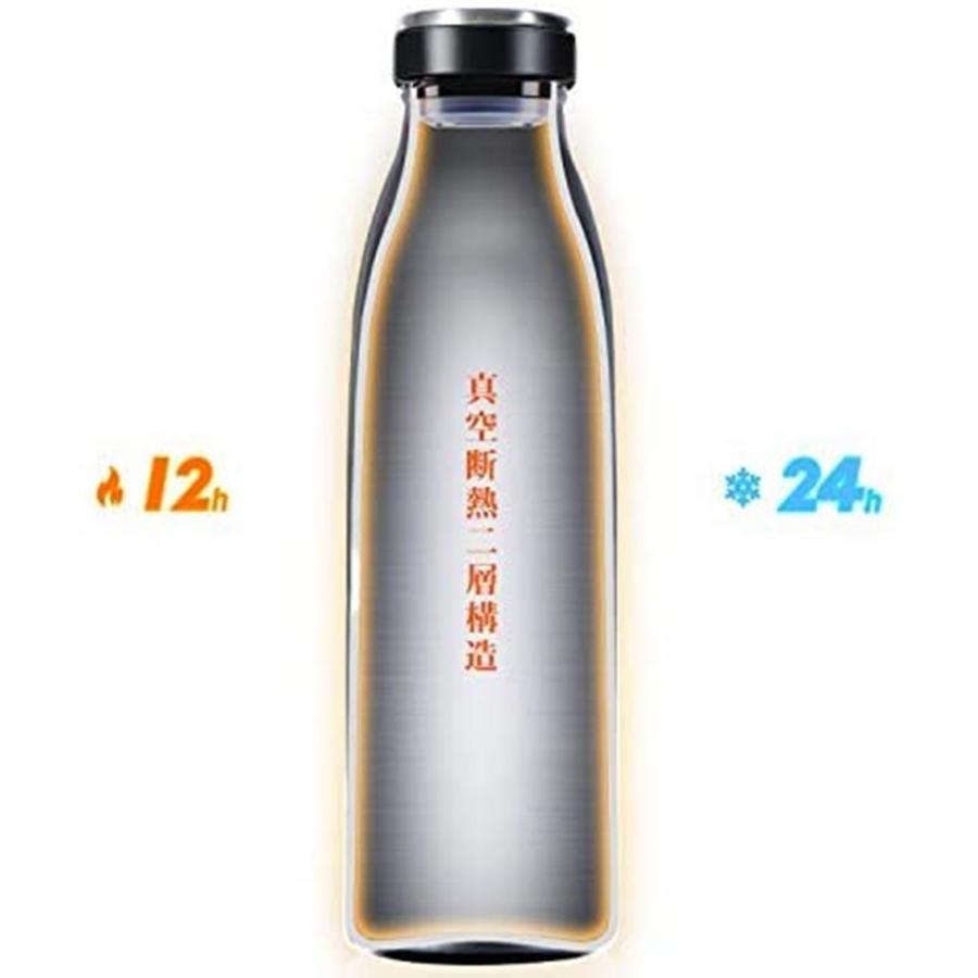 水筒 マグボトル ステンレスボトル 真空断熱 保熱保冷 牛乳瓶 直飲み 500ml Addm457 翠の北極星ハイテク生活館 通販 Yahoo ショッピング