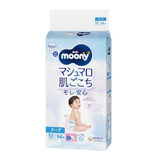 【テープ Mサイズ】ムーニー マシュマロ肌ごこち モレ安心 オムツ（6~11kg）54枚（Yahoo!・M-style）