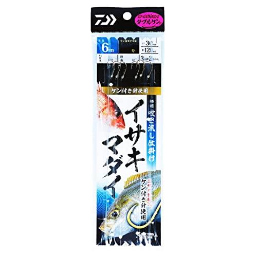 ダイワ(DAIWA) 快適吹き流し仕掛け イサキ・マダイ 3本針1セット 4-4