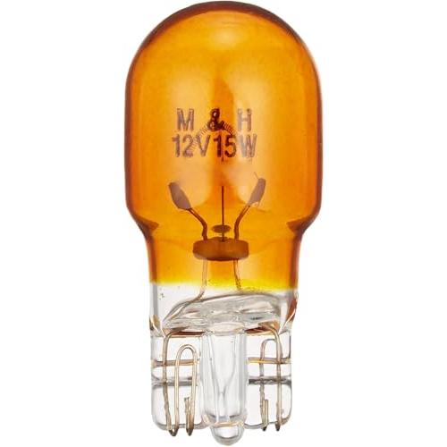 M&Hマツシマ 電球 12V15W オレンジ T13 ウェッジ 2個入 AWB51OR : M