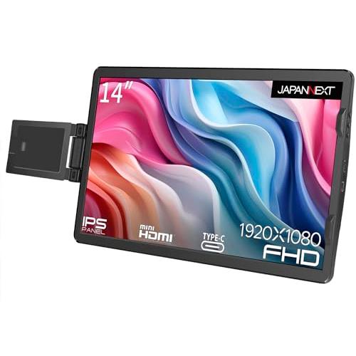 JAPANNEXT 14インチ モバイルモニター IPS パネル フルHD 1920x1080