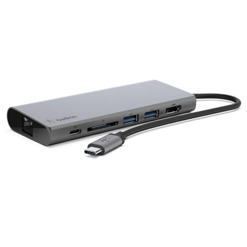 Belkin 6 in 1 USB-C イーサネットハブ PD 60W 4K HDMI SDカード USB 