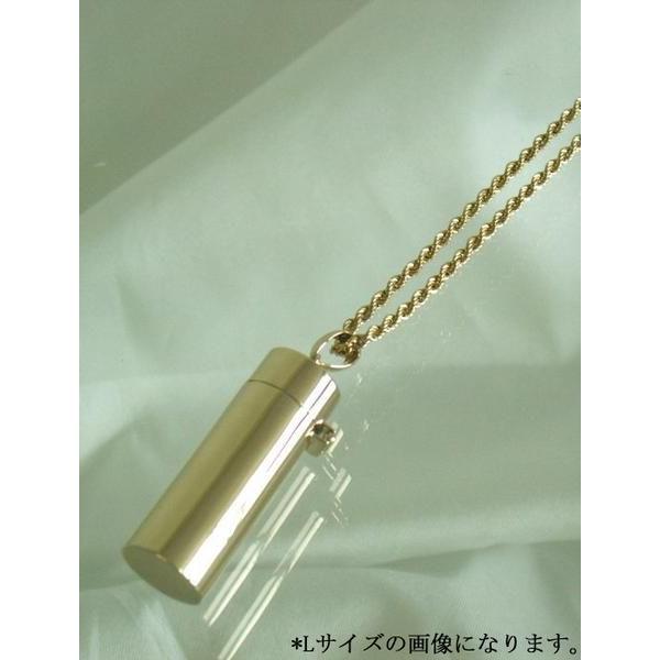 18金 ピルケースペンダントトップ M 12×30mm K18Gold ネックレス ロケットペンダント ニトログリセリン｜stylemarket｜02