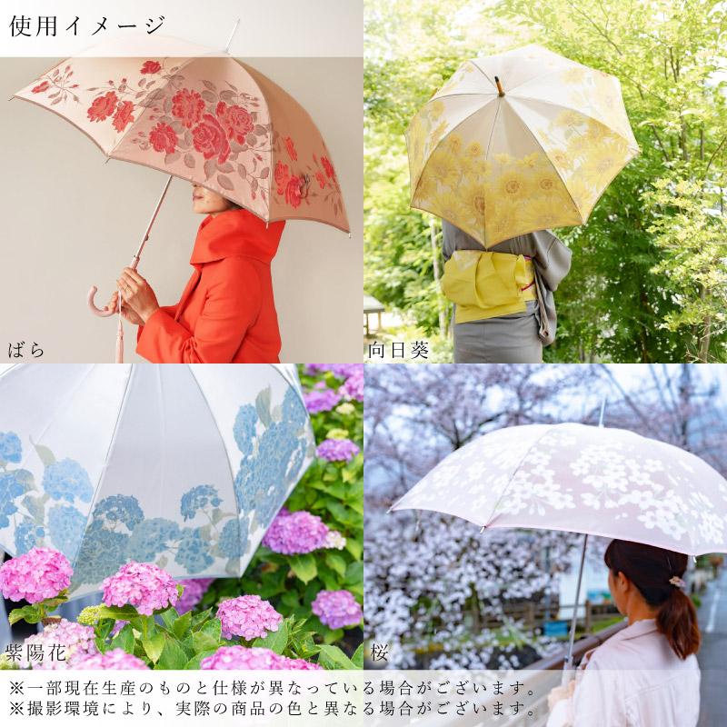 槇田商店 高級婦人用長傘「絵おり」晴雨兼用 日傘 UVカット・防 槇田商店 高級婦人用長傘「絵おり」晴雨兼用 日傘 UVカット・防