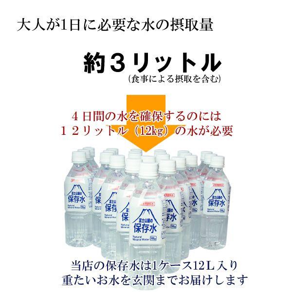 【5年保存可能】非常用飲料水 富士山麓の保存水 500ml 24本入り 30ケース（720本）セット 5年保存可能 領収書・納品書・見積もり書発行可 500ミリリットルの画像