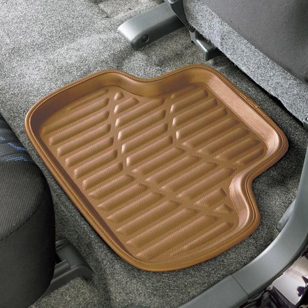 カーマット 3dレザー48x41cm リア用s 軽 小型自動車 後席向け 2枚set キャメル カーフロアマット フットマットトレータイプ スタイルマーケットyahoo ショップ 通販 Yahoo ショッピング