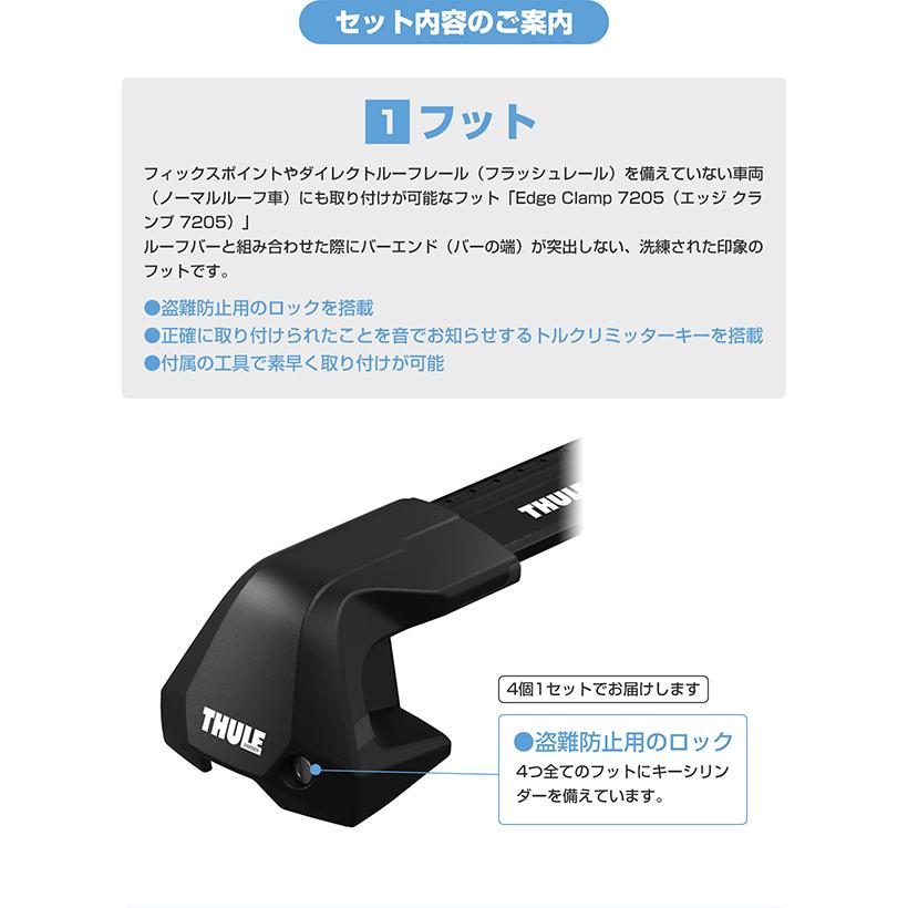 THULE（スーリー） リーフ（H29/10〜 ZE1）専用ベースキャリアセット